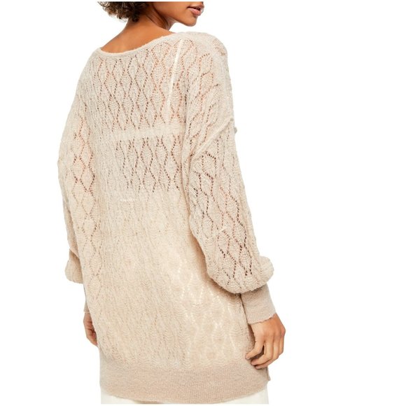 Free People Say Hello Tunic Sweater. - Picture 3 of 14